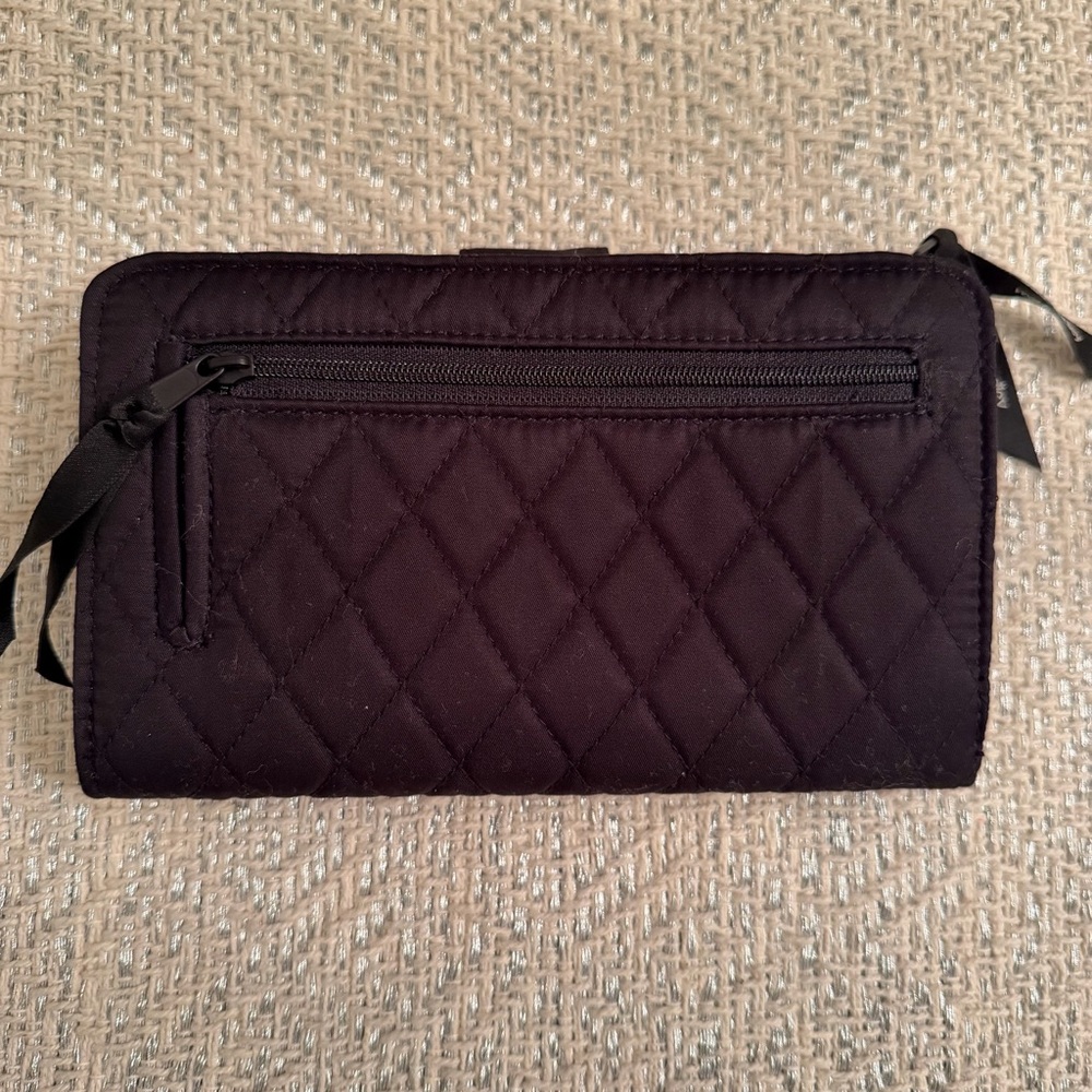 Vera Bradley Turnlock Wallet - Moonless Night Premium Cotton - NWT - Picture 9 of 9
